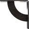 Ekena Millwork Bulwark Steel Bracket, Antiqued Pewter 2"W x 8"D x 8"H BKTM02X08X08BUAPW - alternate 2